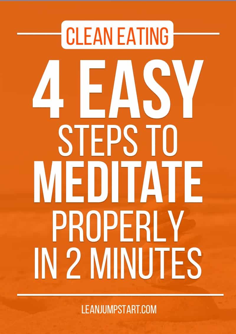meditation for health: 4 easy steps to mediate properly in 2 minutes