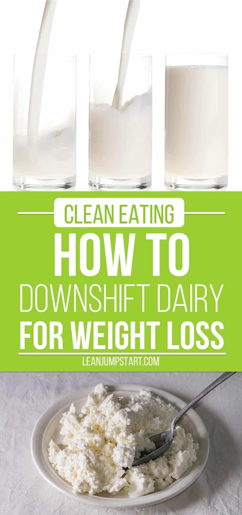 downshift dairy for weight loss