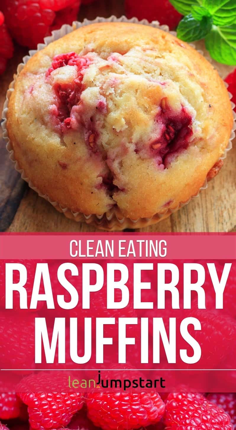 Easy raspberry muffin recipe - a healthy party food loaded with fiber