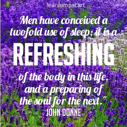 sleep quote john dune