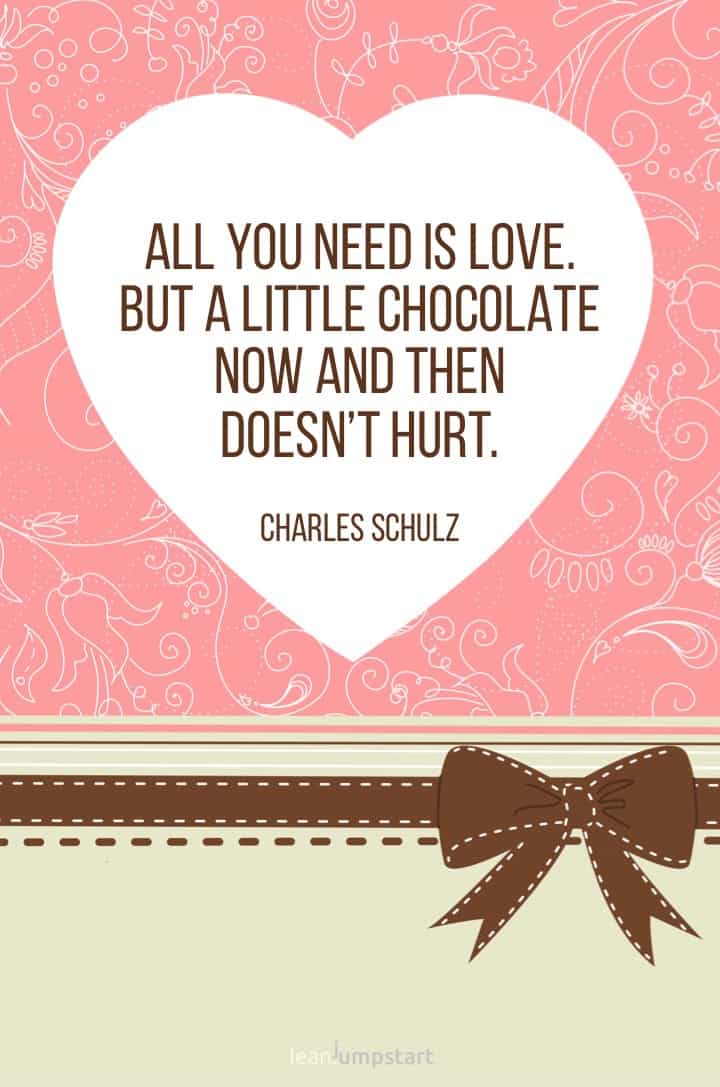 chocolate love quote