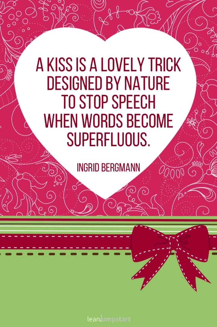 kiss quote