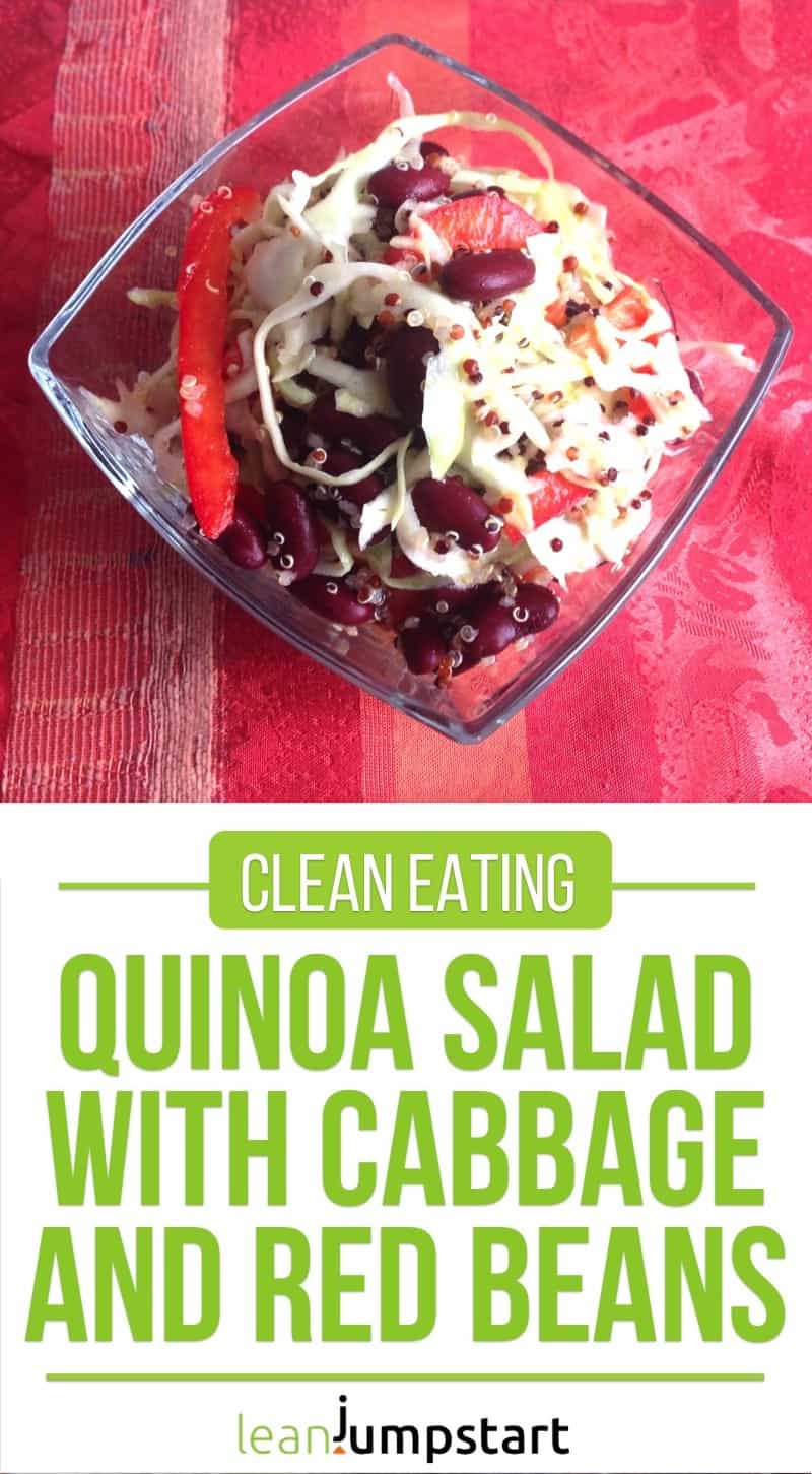 quinoa salad recipe with cabbage and green beans