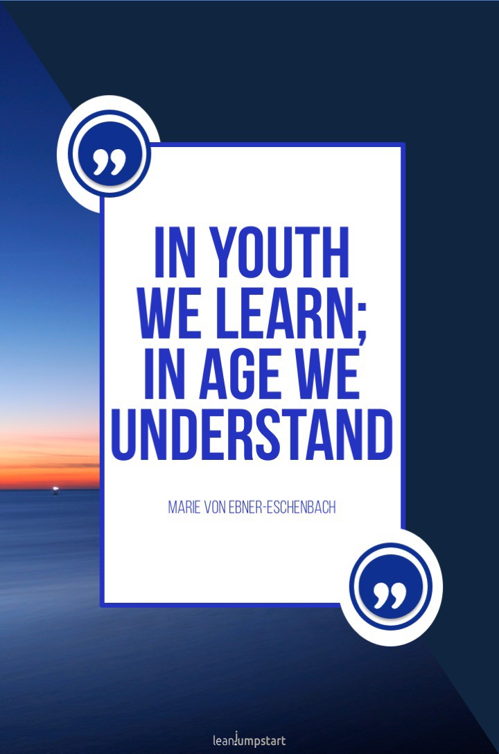 youth learning quote