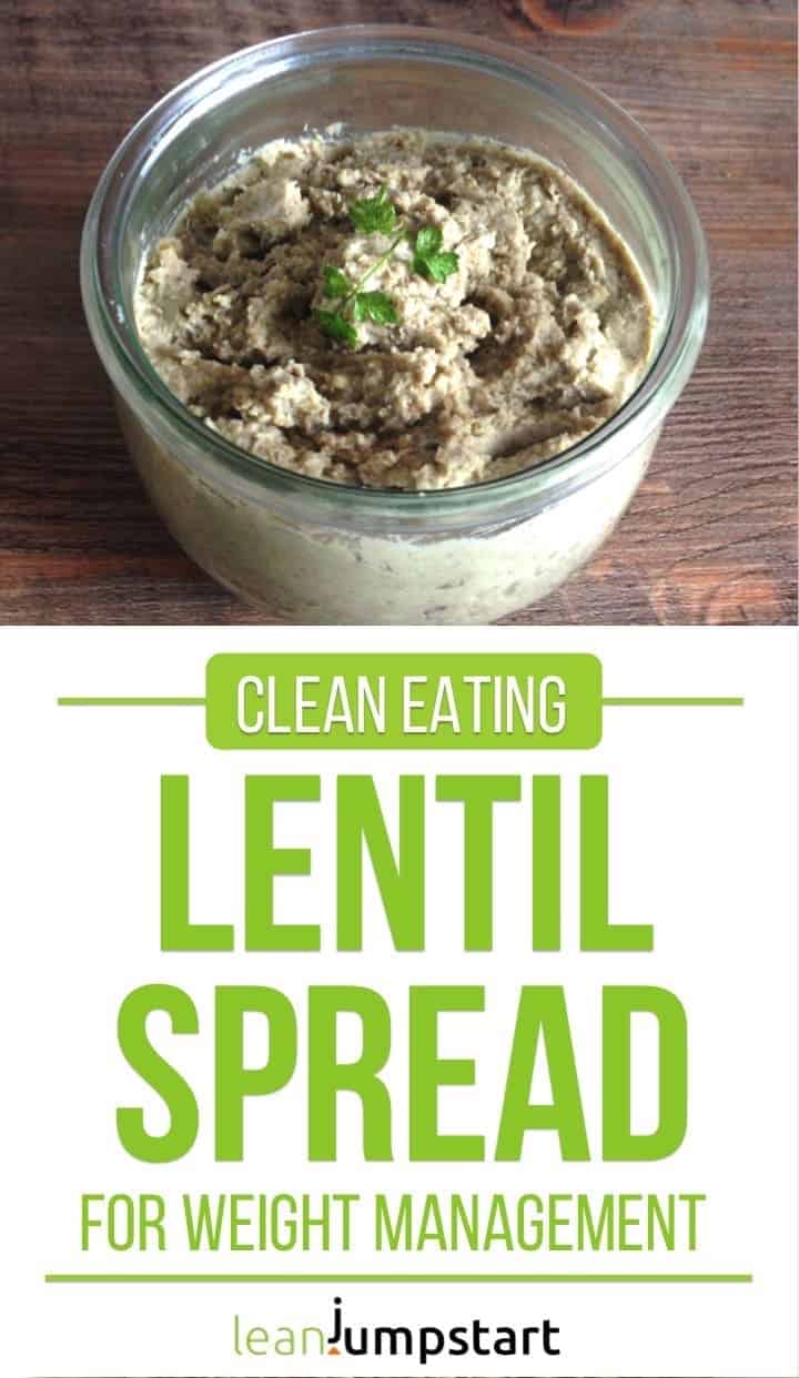 lentil spread: clean and lean