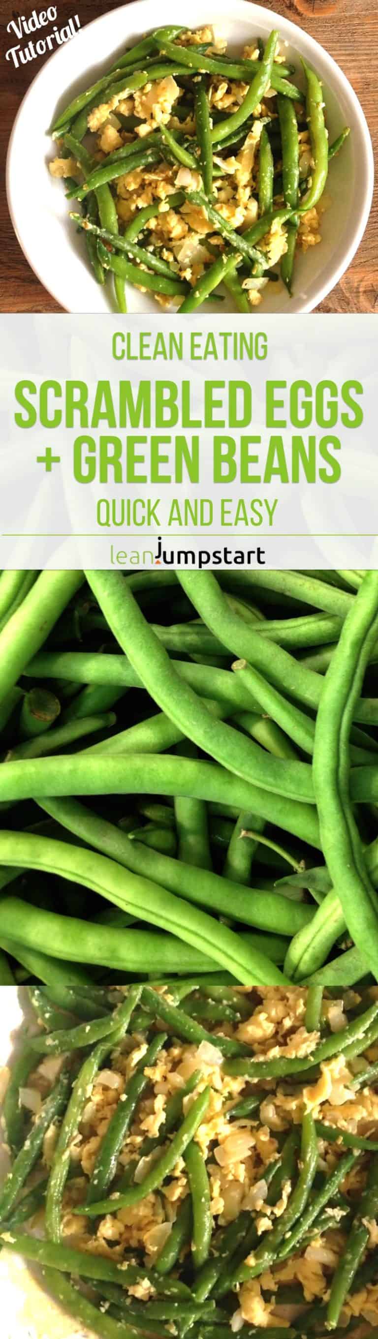 Best scrambled eggs recipe with green beans fiberrich and simple