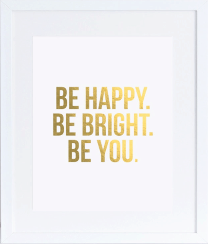 happiness quote poster