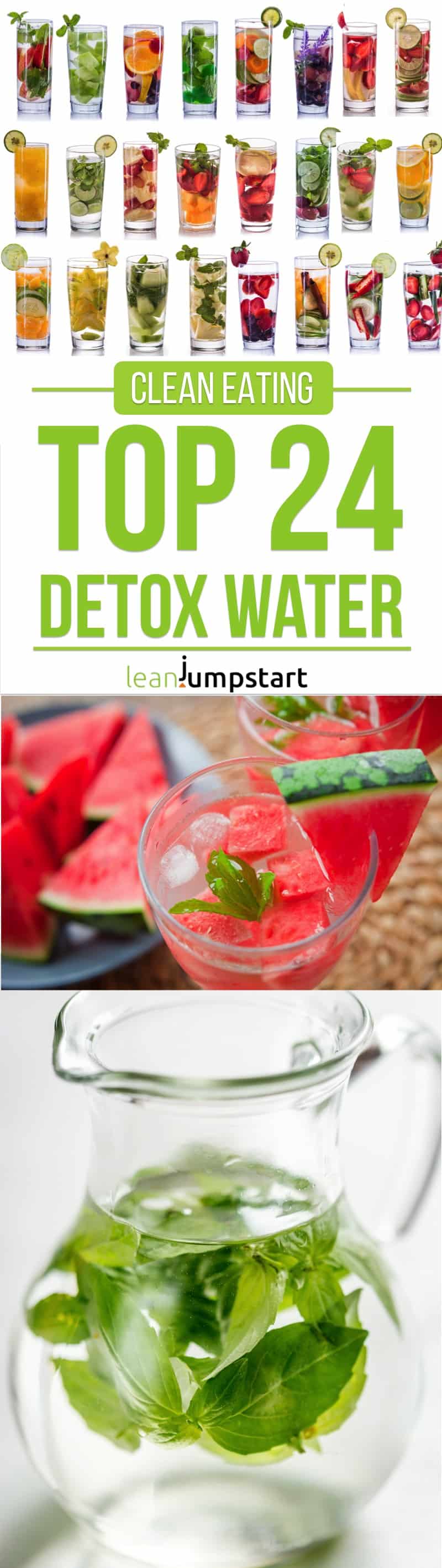 24 detox water recipes: fruit infused drinks for weight loss