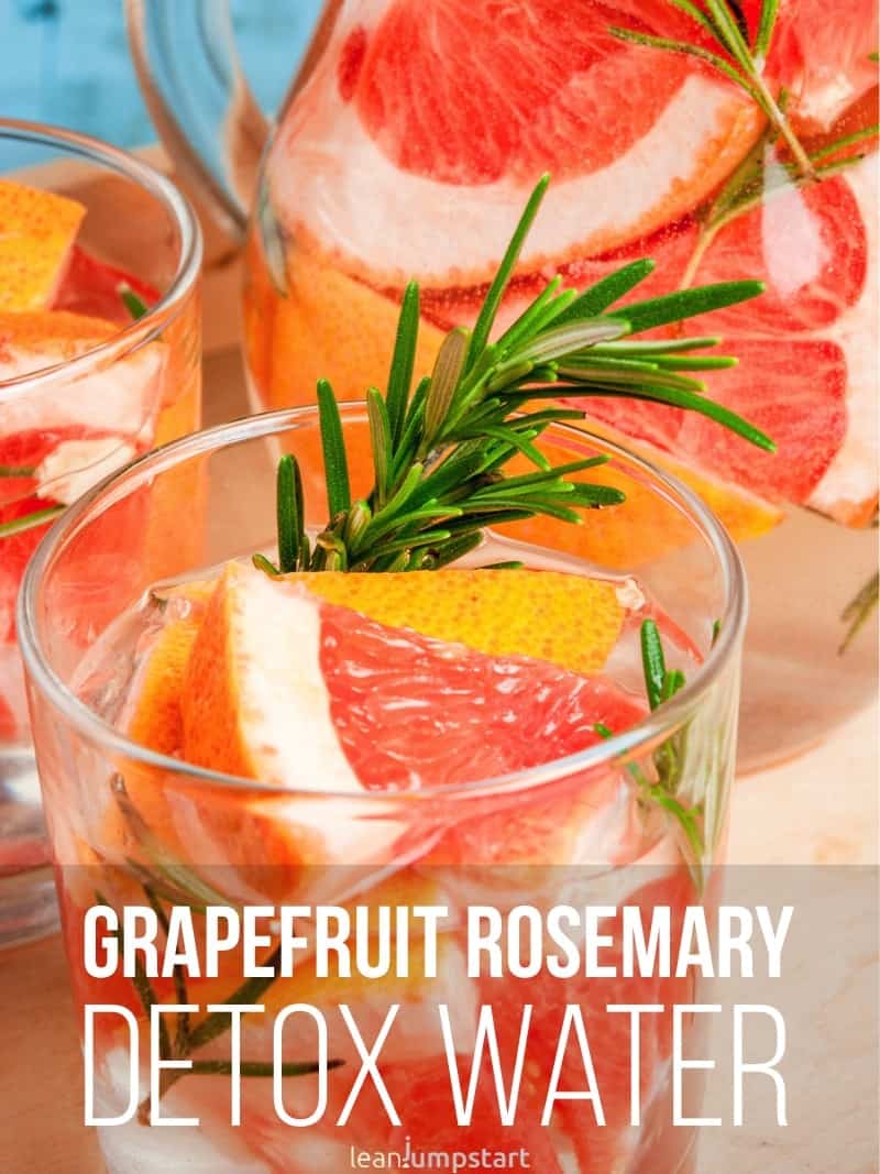 Grapefruit rosemary infused water: a wonderful detox beverage