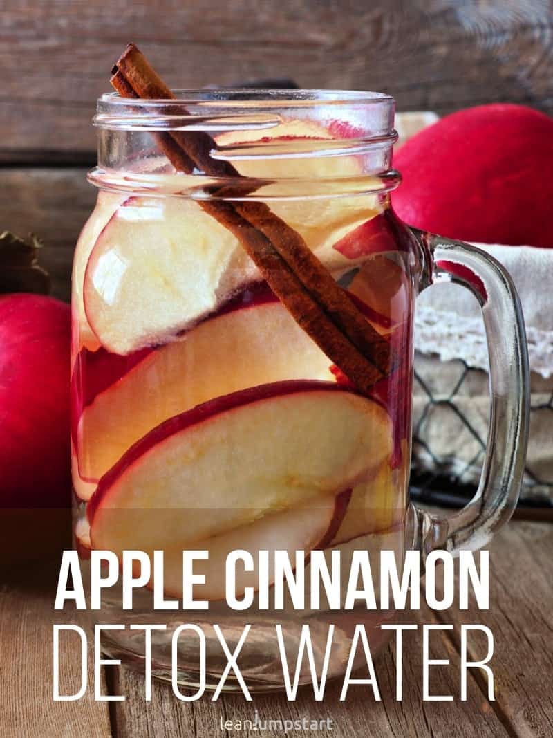 apple cinnamon drink: a delicious detox water