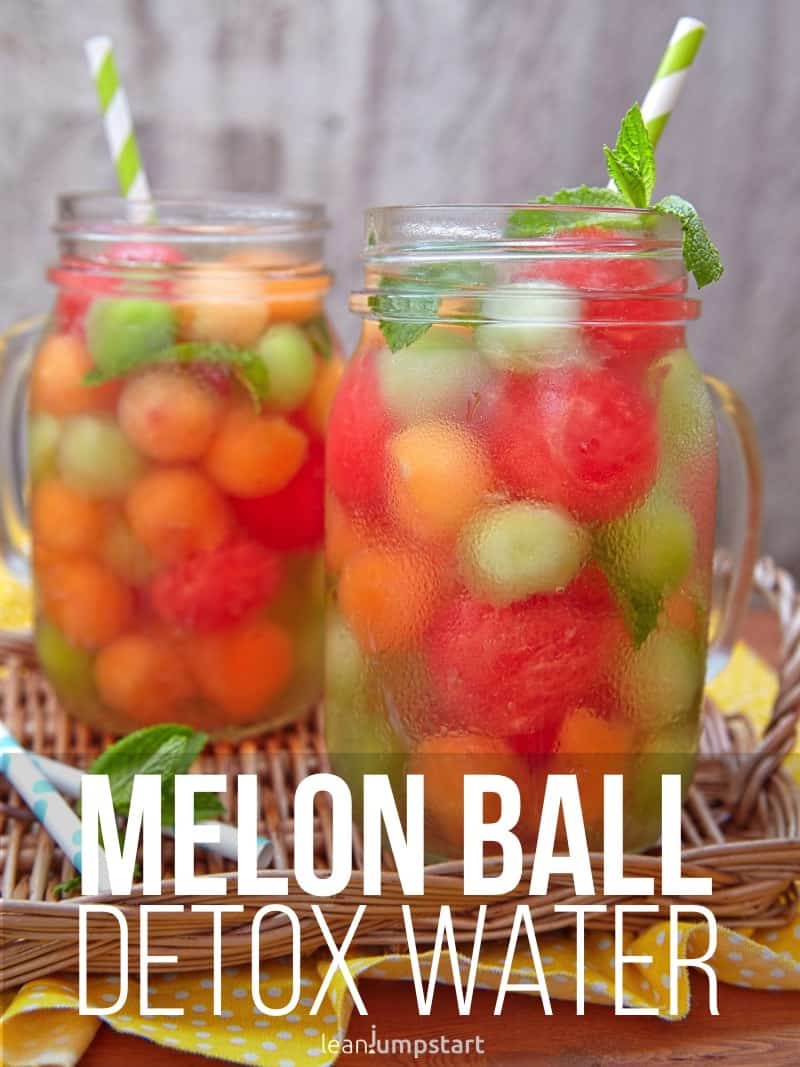 melon ball infused drink: a clean party beverage