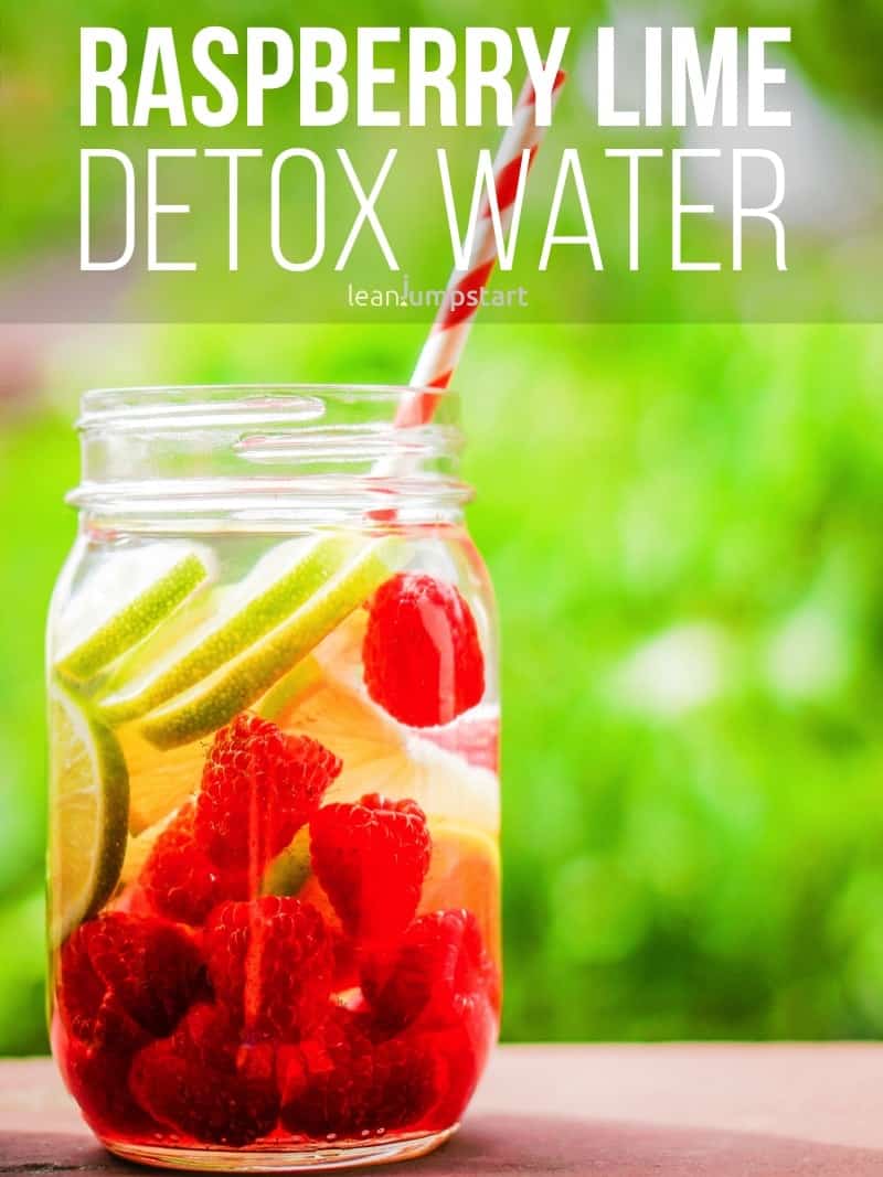 raspberry lime detox water: a refreshing fruit infused drink