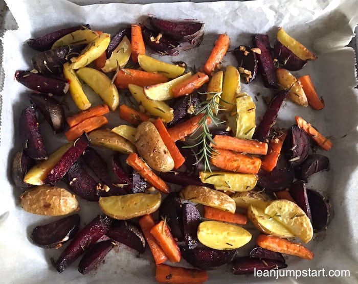 sheet pan vegetables: clean and easy