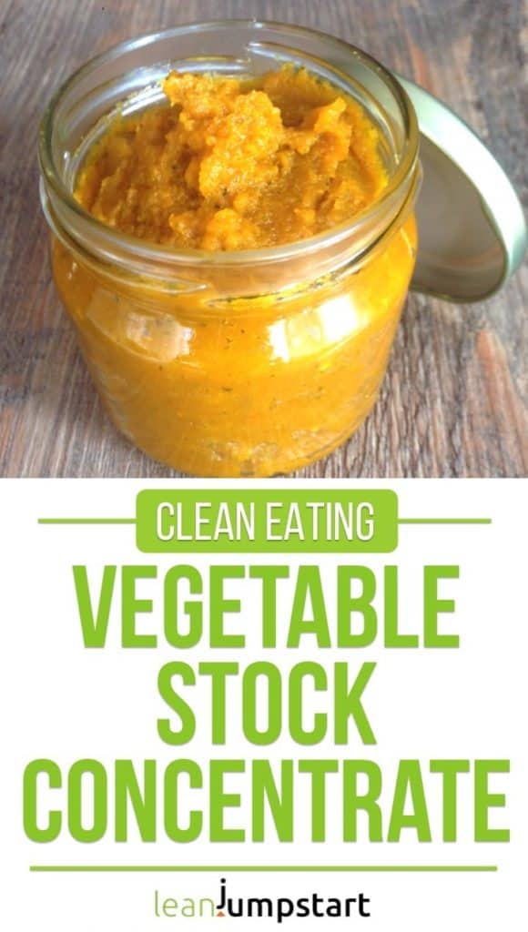 Homemade vegetable stock concentrate simple paste for soups & seasoning