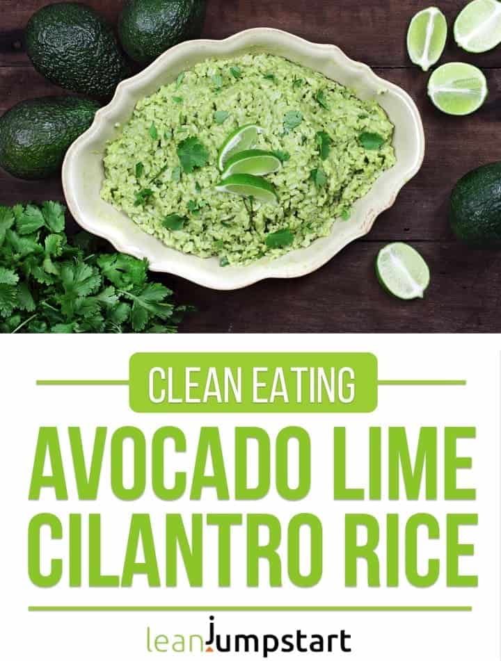 cilantro lime rice: a quick and easy clean eating dish