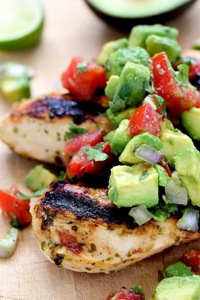 cilantro lime chicken avocado salsa