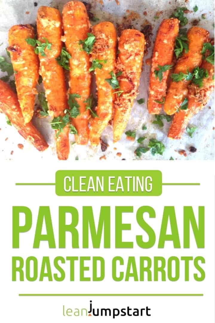 parmesan roasted carrots recipe: quick, easy and skinny