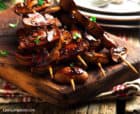 balsamic grilled mushrooms recipe - quick and easy grilling recipe