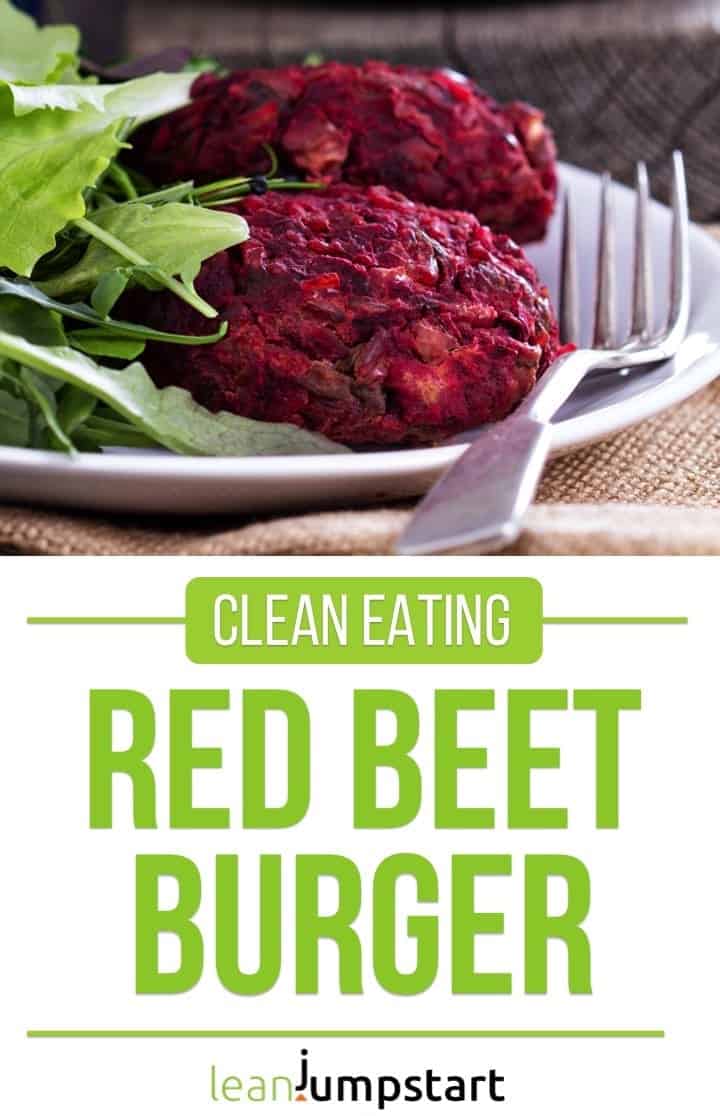 red beet burger: yummy beetroot dish even for vegans