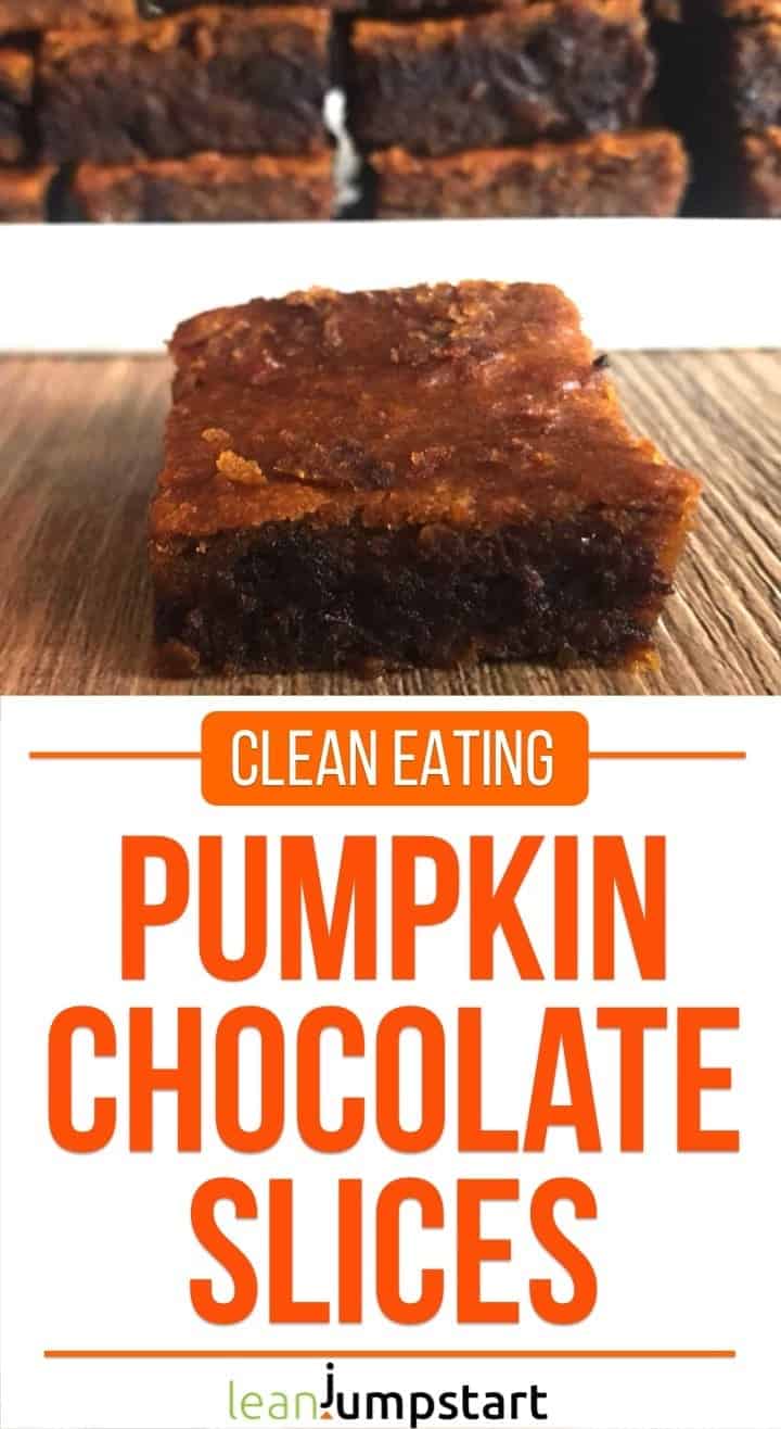 clean eating pumpkin chocolate bars: juicy and filling treat for weight management 