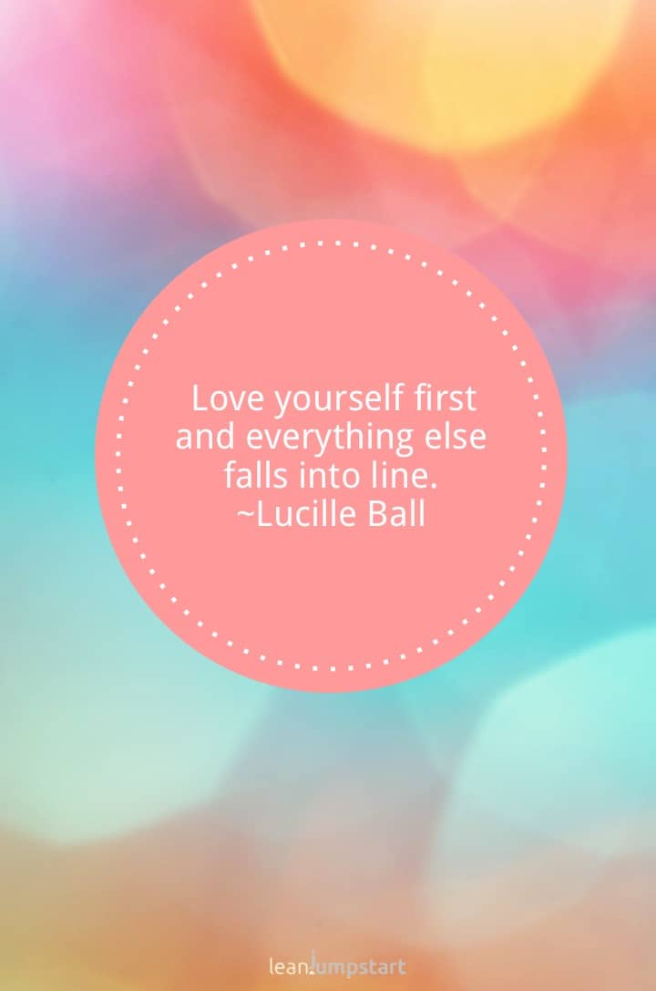 Love yourself first quote