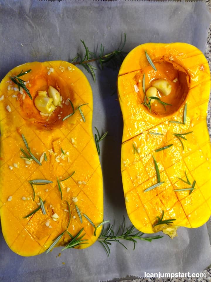 how to bake butternut squash