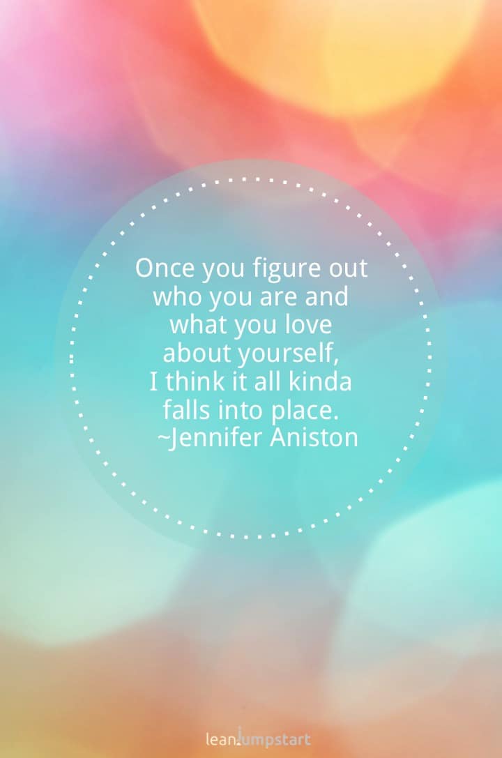 self love quote jennifer aniston