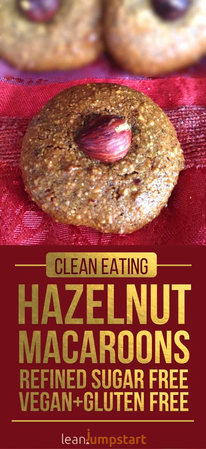 clean eating hazelnut macaroons