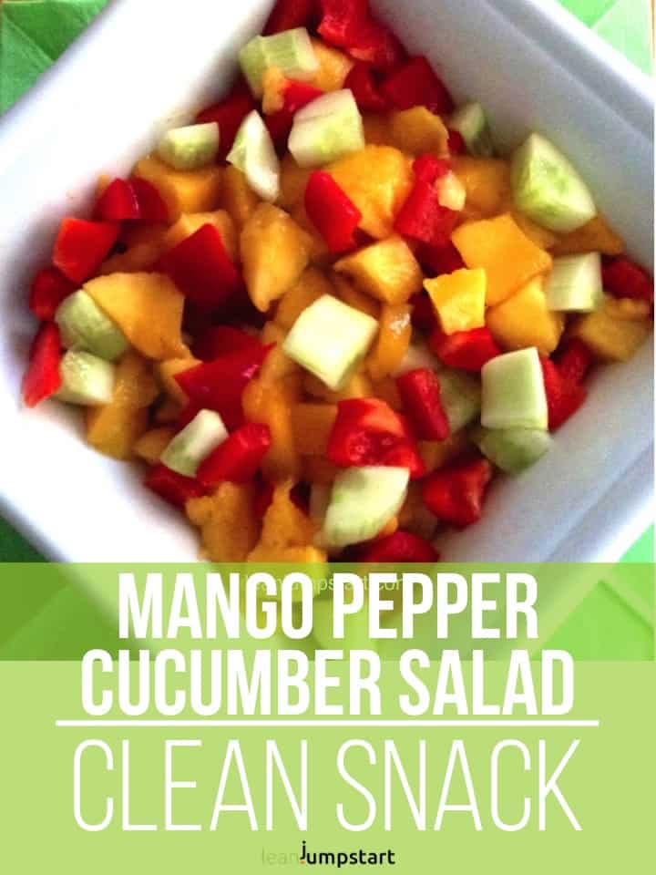 mango pepper cucumber salad