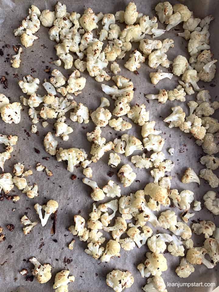 oven roasted cauliflower