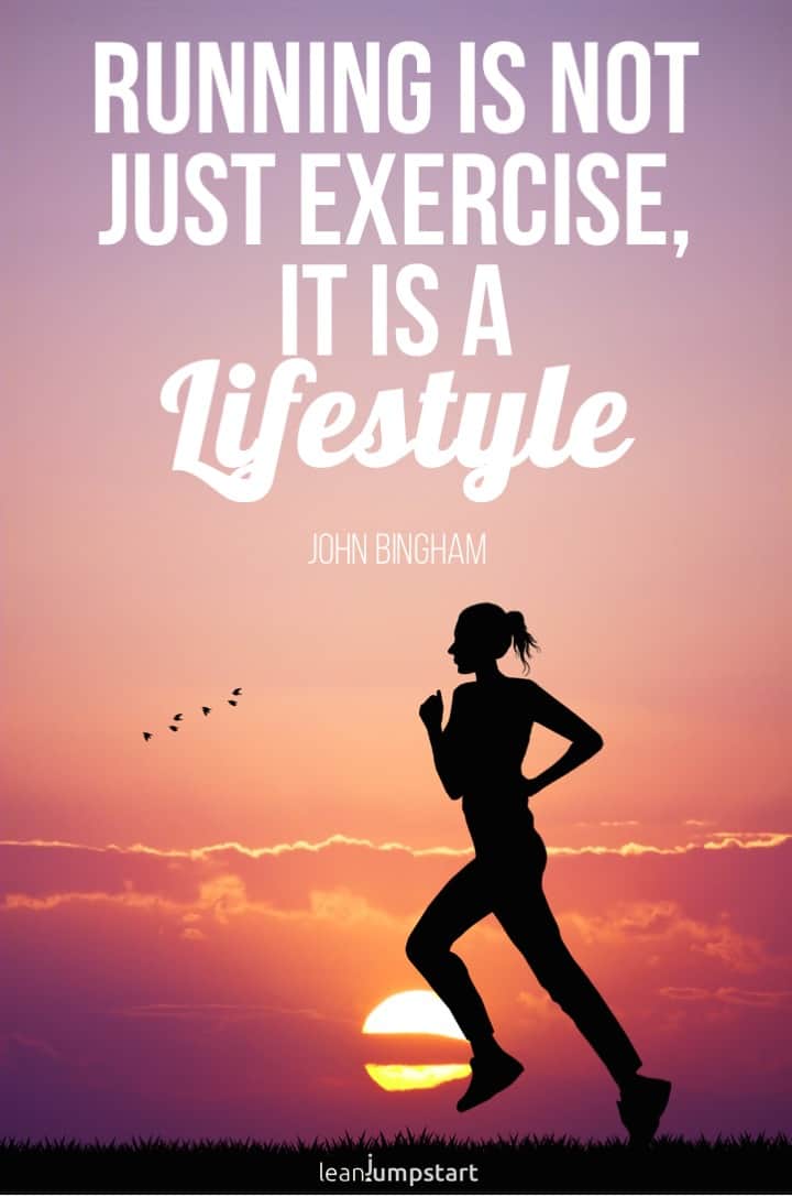 running lifestyle quote