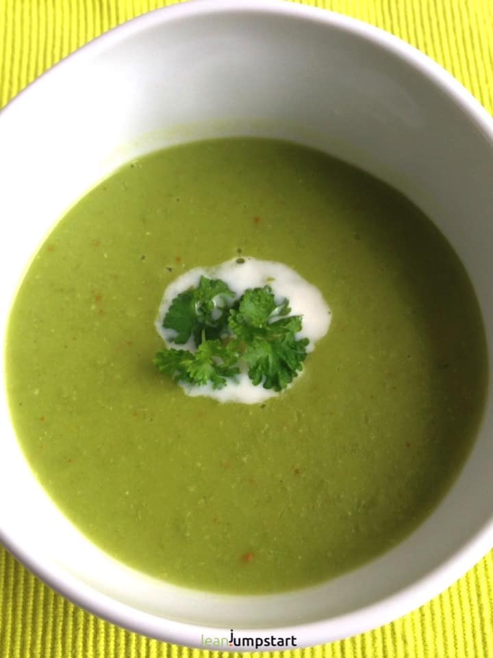 easy green pea soup