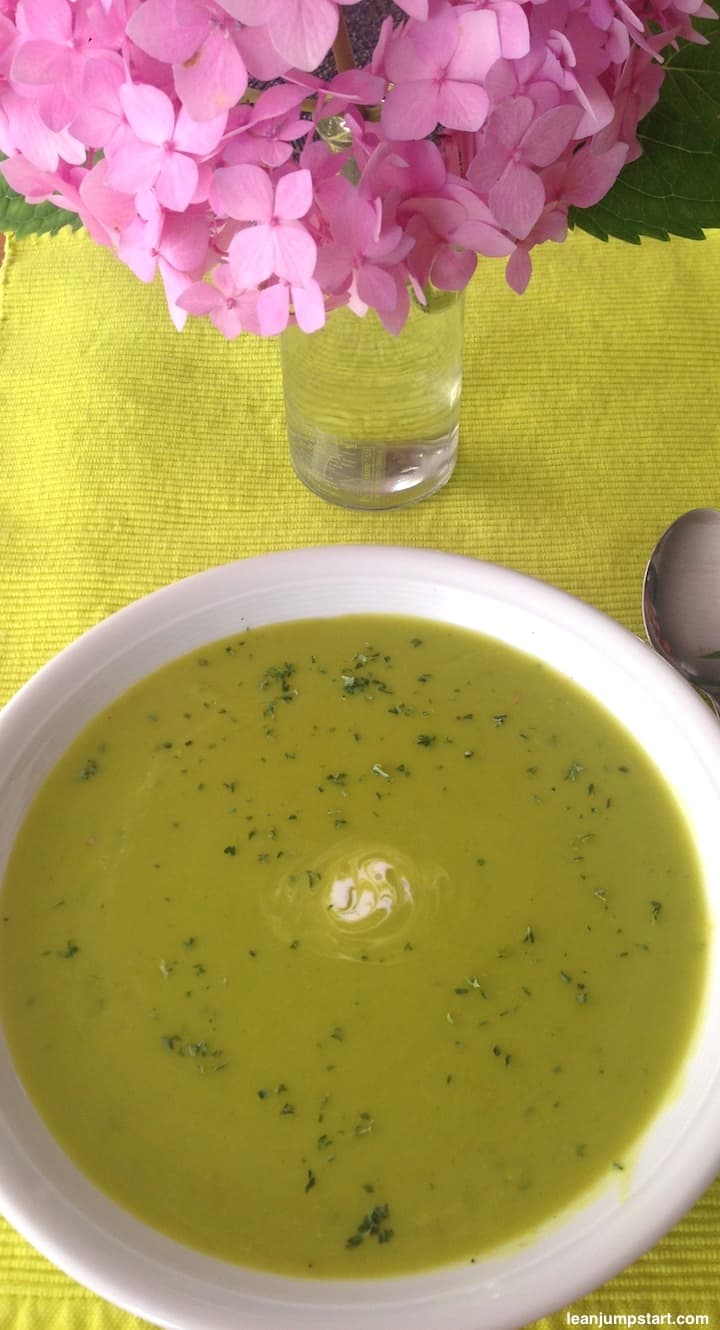 green pea soup