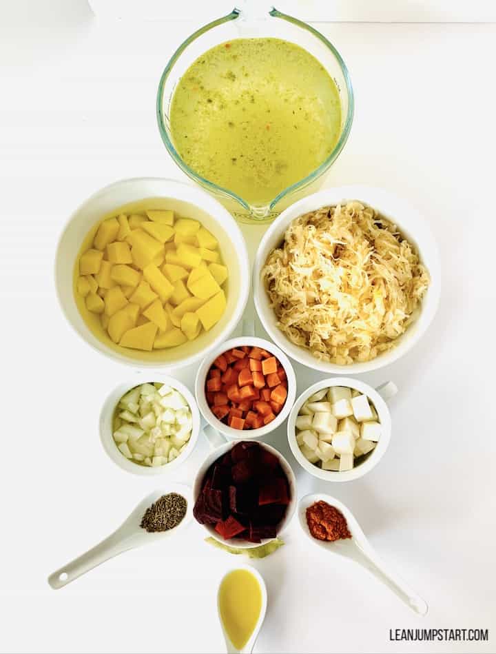 sauerkraut soup ingredients