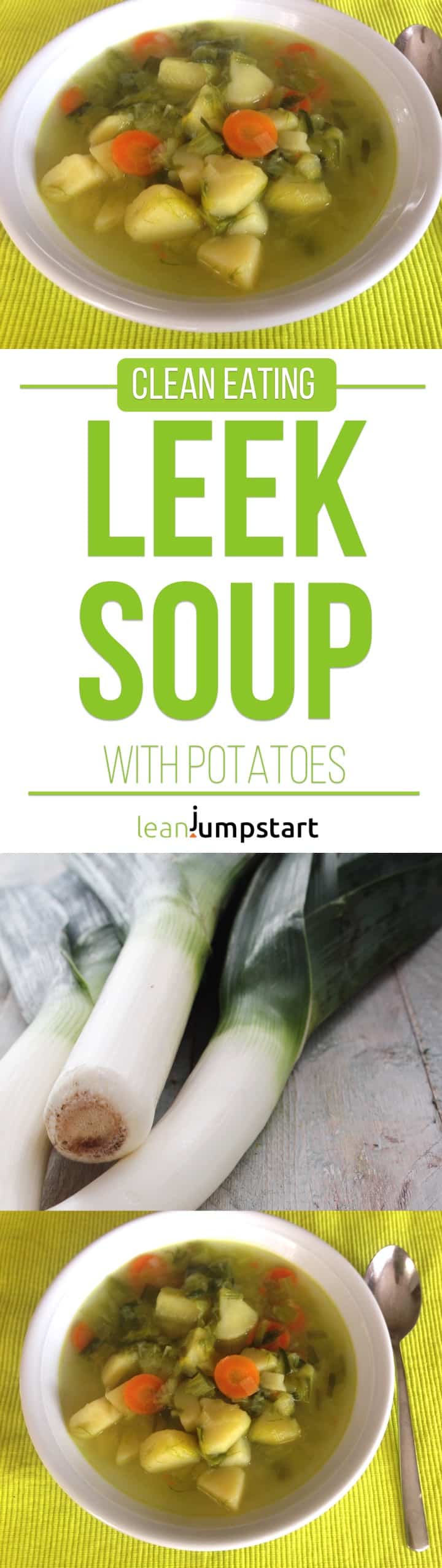 leek and potato soup recipe: a quick and ridiculously easy one pot meal you'll love. Click through!