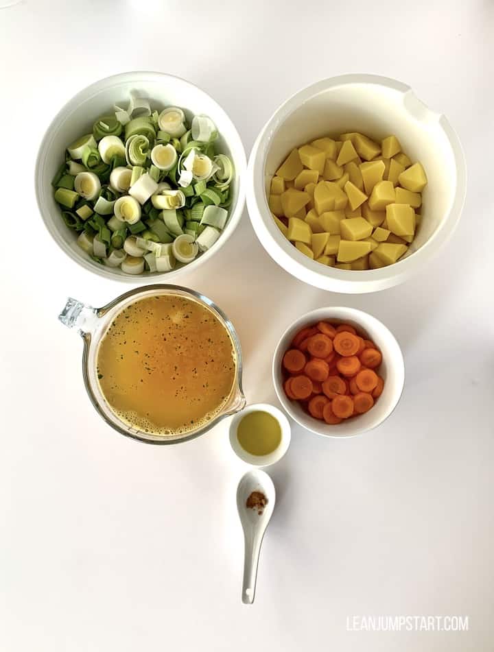 leek potato soup ingredients
