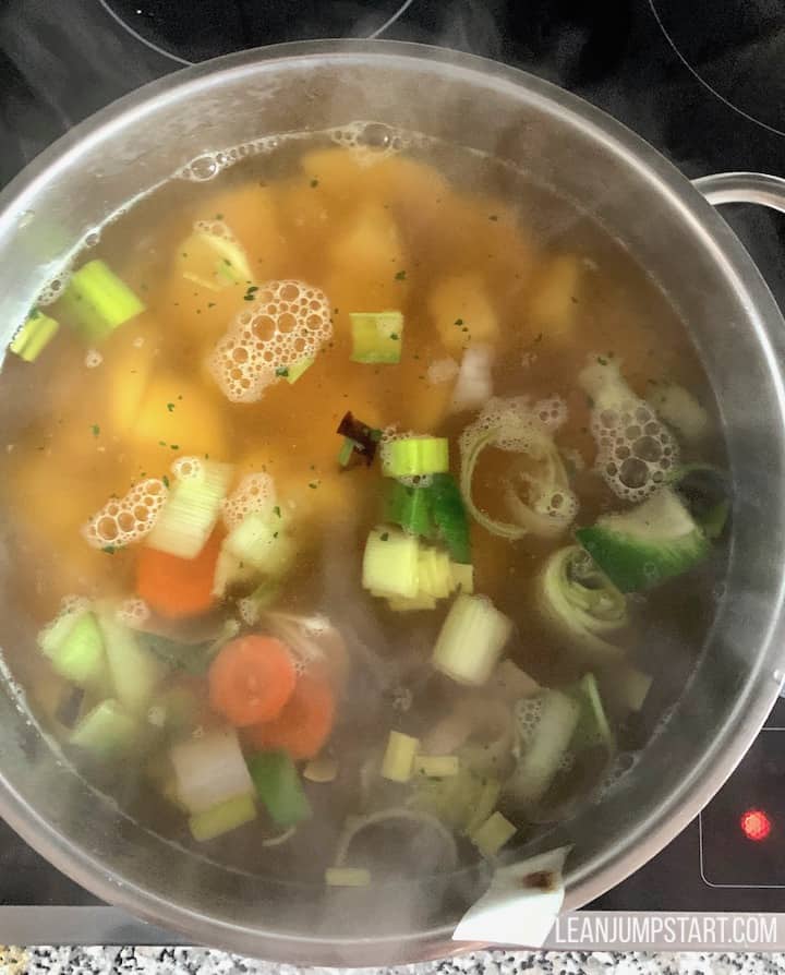 vegetable broth addition