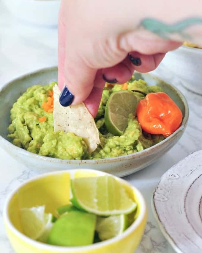 Mango Habanero Guacamole