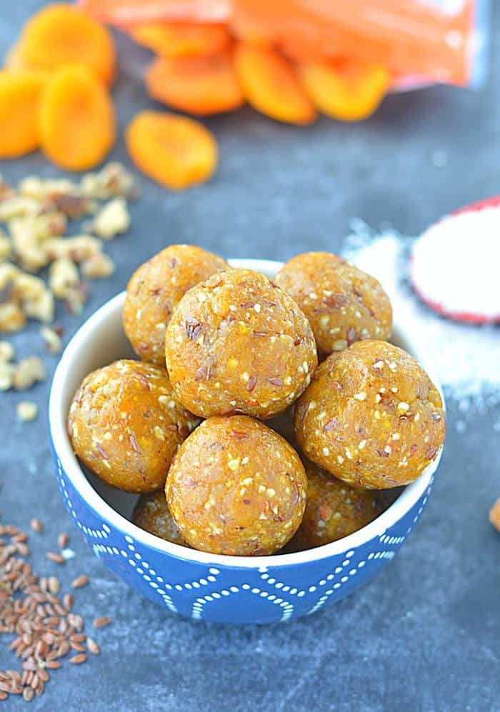 Apricot Protein Balls - One Clever Chef