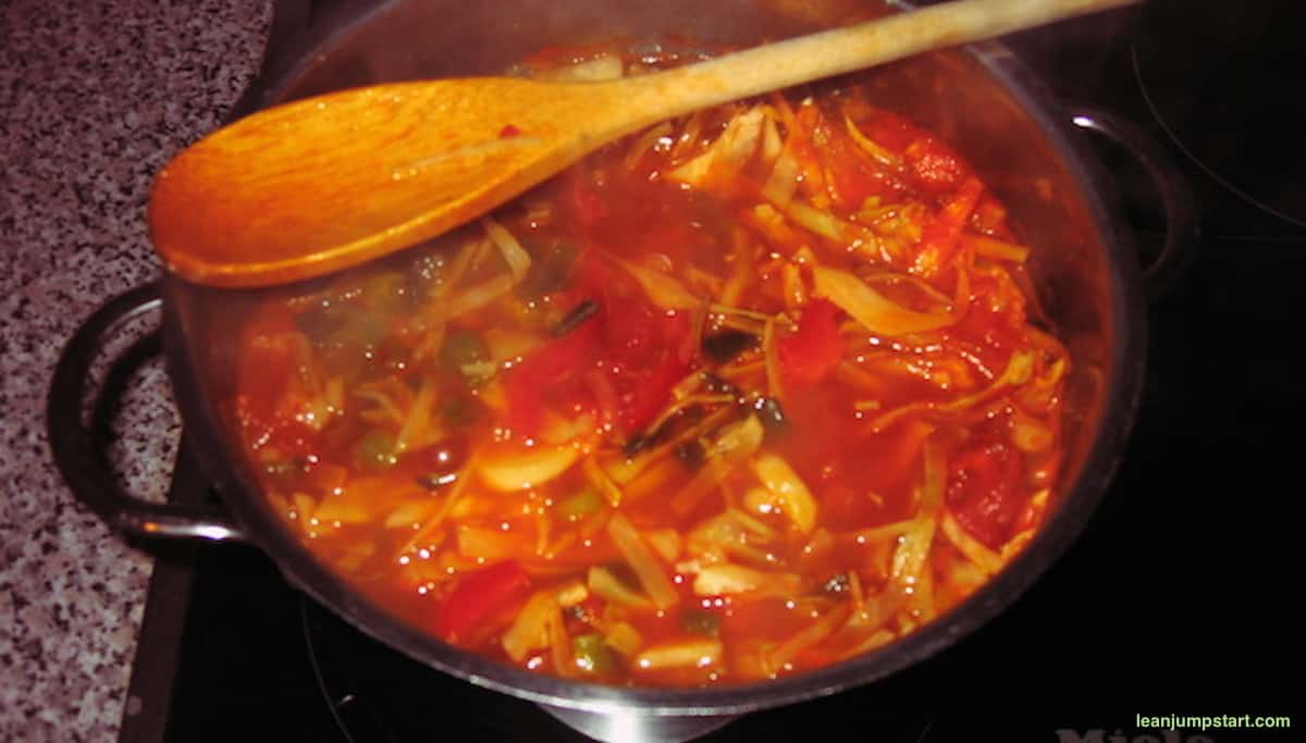 cabbage soup pot
