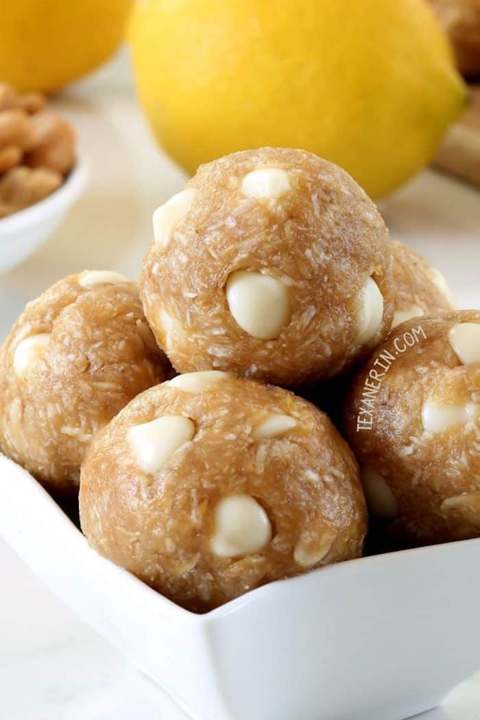 lemon cashew bites