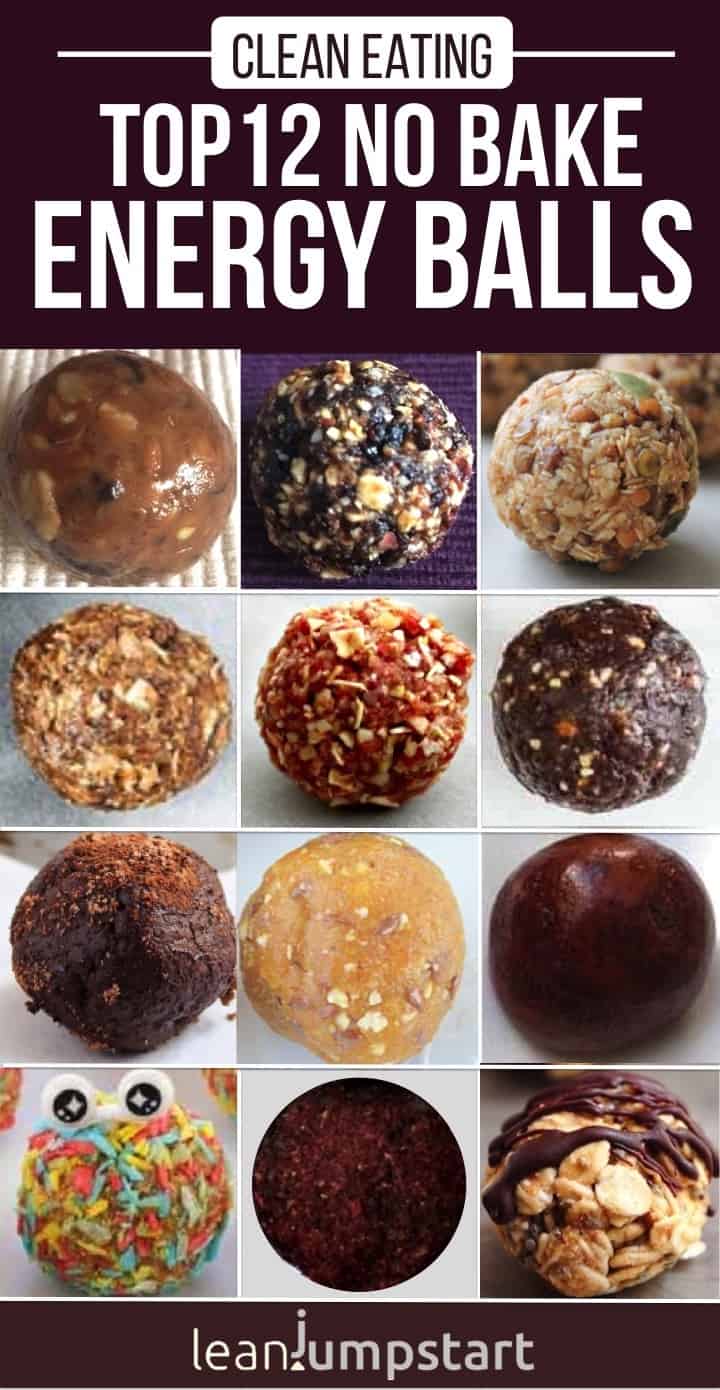 These top 12 no bake energy balls are clean, plant based bites and still as yummy as truffles without the feeling of guilt. I've curated the most seducing bliss balls on the web which you could use as clean eating snacks, healthy dessert or quick vegan breakfast. Click through! #energyballs #energybites #proteinballs via @leanjumpstart