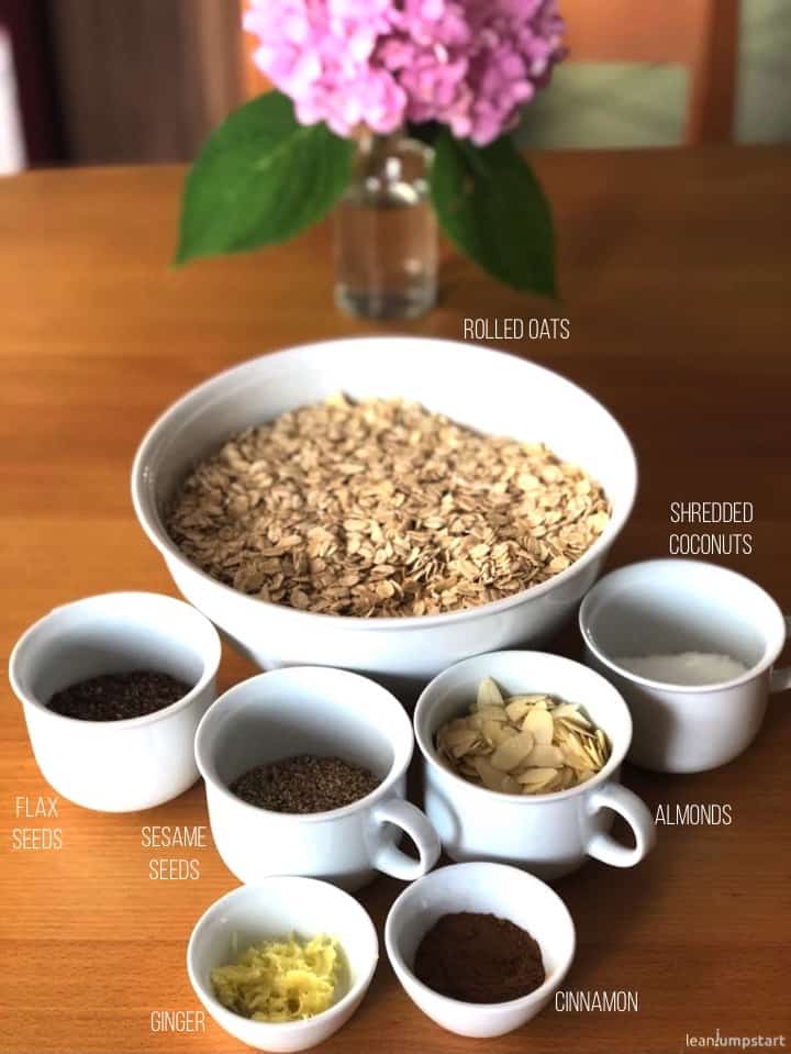 dry granola mixture