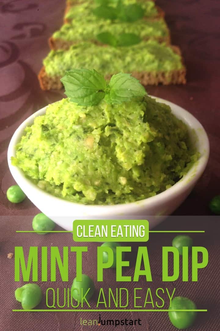 Mint pea dip - This easy green peas recipe is a keeper