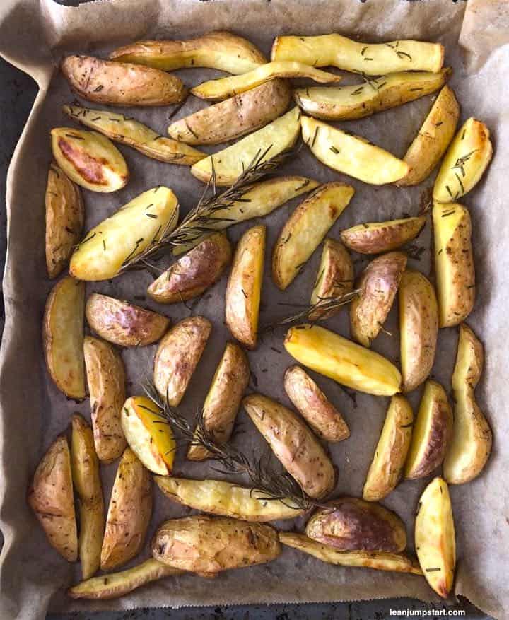 baked potato wedges