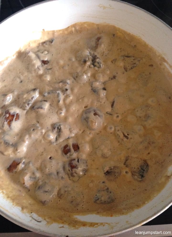 creamy mushroom sauce