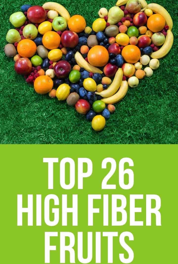 high fiber fruits