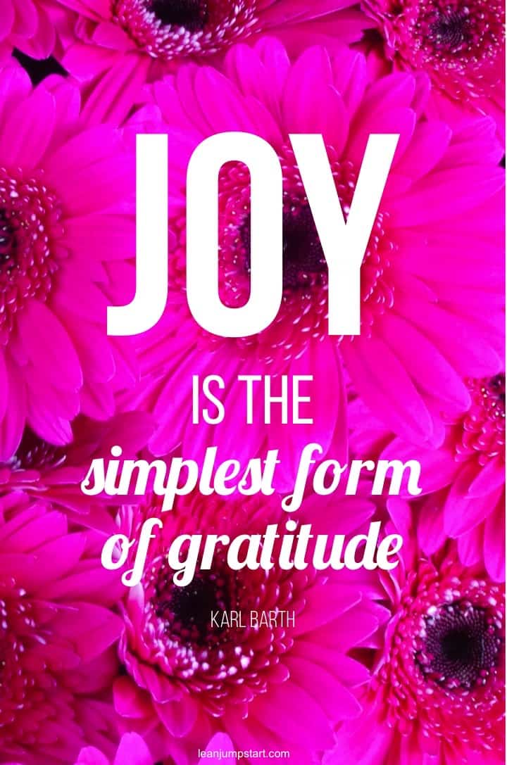 gratitude joy quote