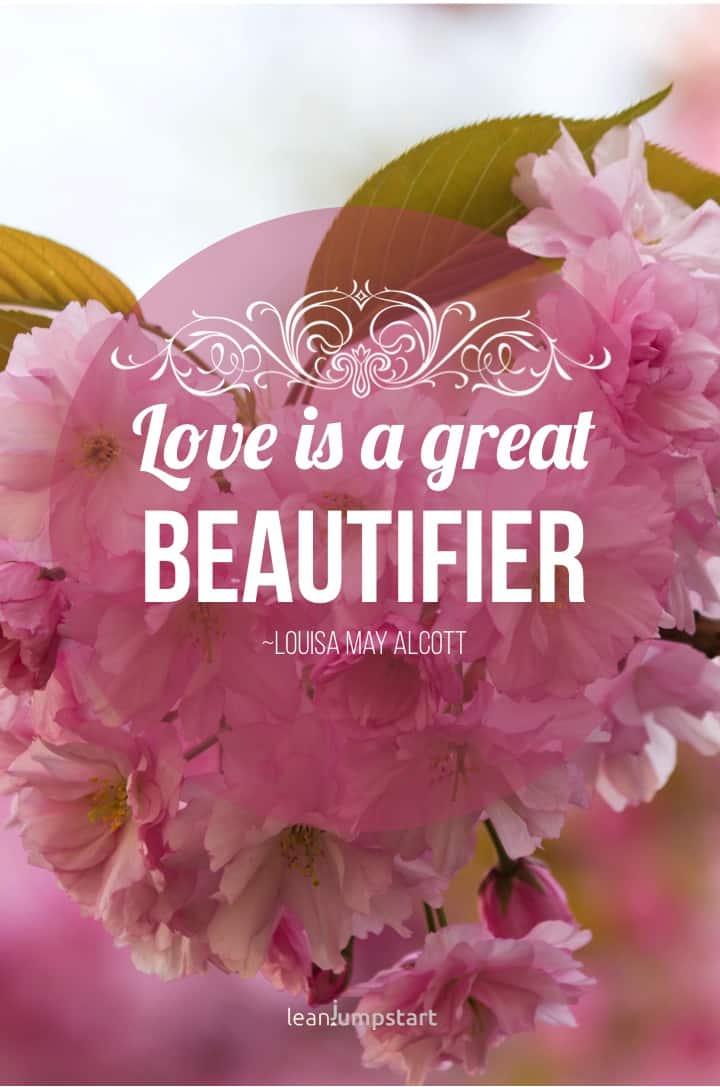 love is a beautifier