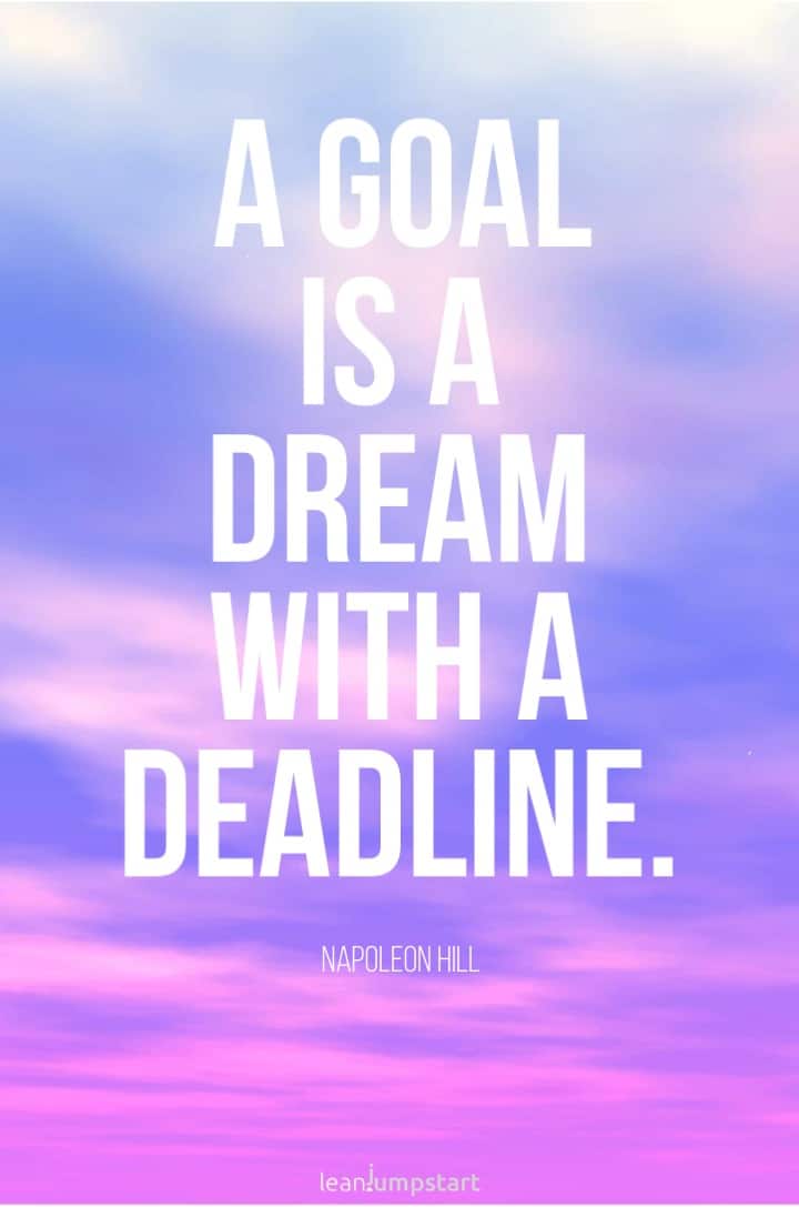 a goal is a dream